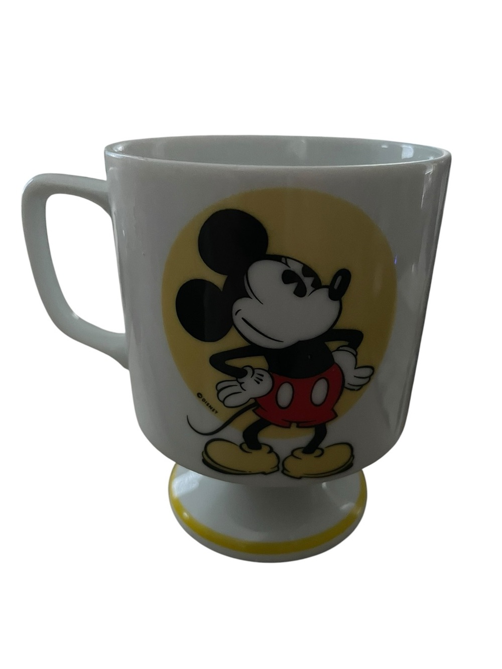 Vintage Mickey Mouse Pedestal Mug Made in Japan